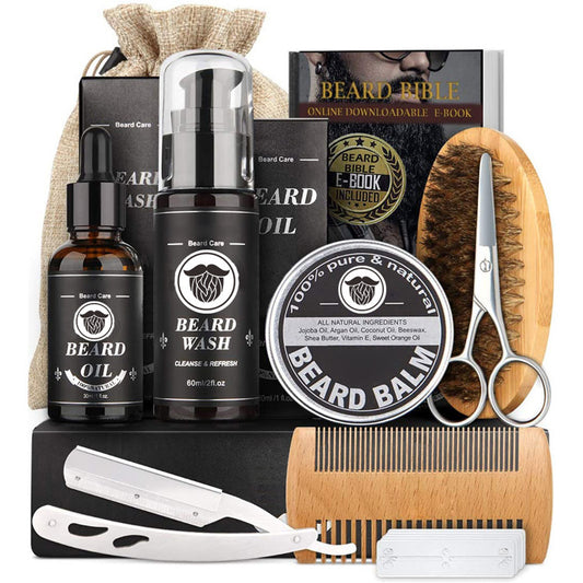 Men's Beard Grooming Kit - Roller Cleaning Disinfectant